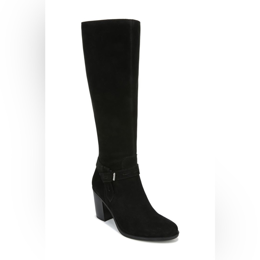 Naturalizer Kamora Knee High Black Nubuck Leather in 10W